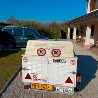 Rimorchio trasporto cani