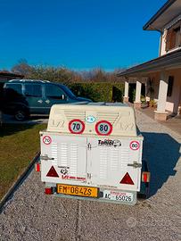 Rimorchio trasporto cani