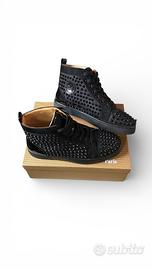 Christian Louboutin Louis Strass Leopard Flat