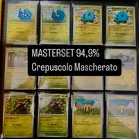 Masterset 95% Pokemon Set Crepuscolo Mascherato