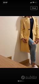 Cappott zara , lana, colore moda giallo