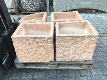 Fioriere cemento e marmo