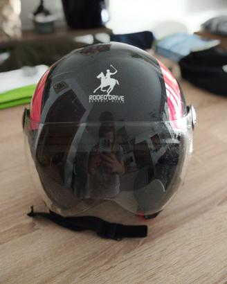 Casco Moto Demi-Jet Rodeo Drive Donna - Taglia XS