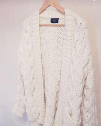 maglione Oversize trecce