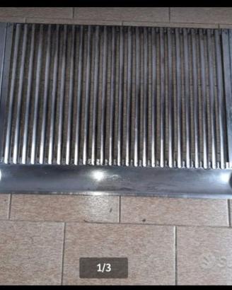 GRIGLIA ACCIAIO INOX CON RACCOGLIGOCCE