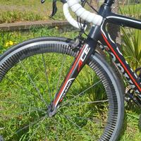 Bici da corsa Colnago carbon, cerchi carbon TG 52