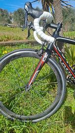 Bici da corsa Colnago carbon, cerchi carbon TG 52