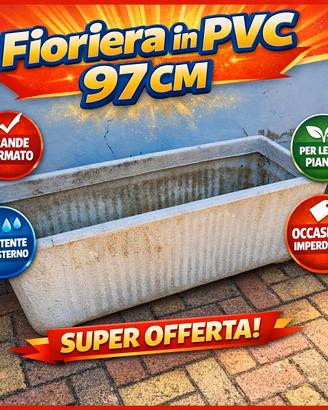 Fioriera grande in PVC – Dai stile al tuo esterno 