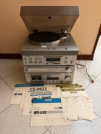 Impianto audio Akai Giradischi Radio Cassette