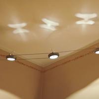 Luci per soffitto con doppio cavo e 3 punti luce