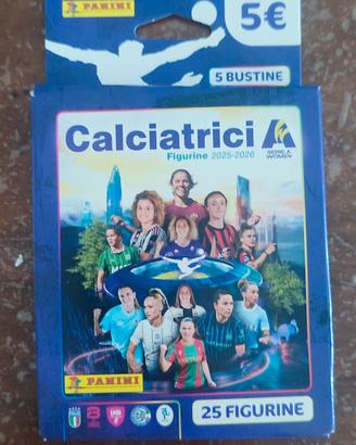 box 5 bustine calciatrici 2025/26