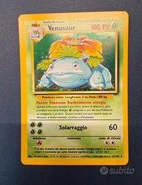 Pokémon Venusaur Holo ITA Set Base 15/102