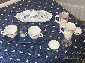 Lotto Tazze Porcellana: Caffè, Colazione, Tisane