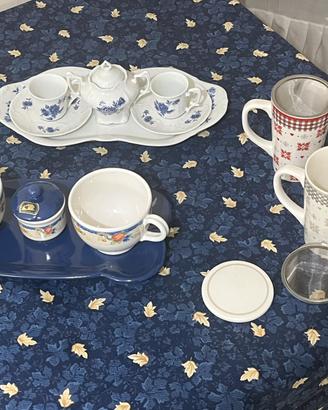 Lotto Tazze Porcellana: Caffè, Colazione, Tisane