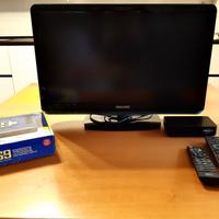 TV 24 pollici Philips con lettore DVD integrato