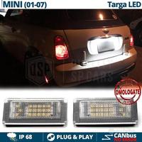PLACCHE Luci TARGA LED PER Mini One Cooper CANBUS