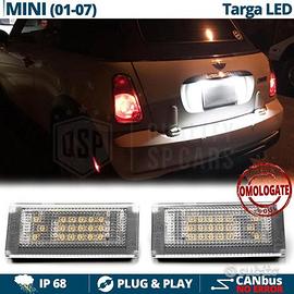 PLACCHE Luci TARGA LED PER Mini One Cooper CANBUS