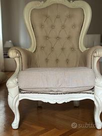 Poltrona stile Shabby Chic