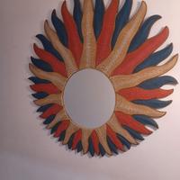 Specchio decorativo a forma di Sole