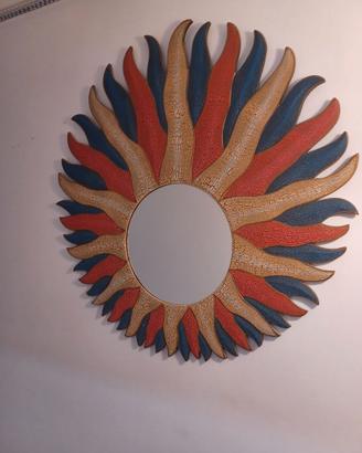 Specchio decorativo a forma di Sole