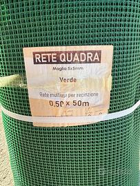 30 rotoli - Rete quadra verde