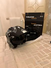 Casco Acerbis Jet Aria – Grigio/Nero Camouflage