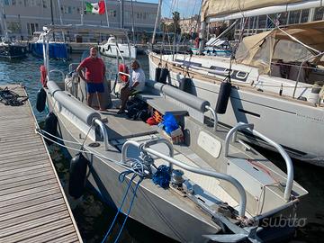 BARCA in alluminio 8 mt. x2,40