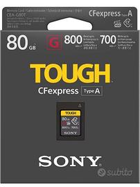 Sony memoria Cfexpress Tipo A 80 GB Serie G Tough