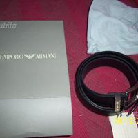 Cintura in vera pelle di marca