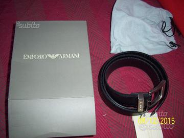 Cintura in vera pelle di marca