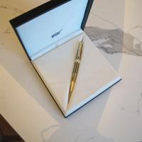 Mont Blanc Solitaire Silver Fibre Guillochè sfera