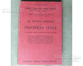 Manuale Hoepli. Codice di procedura civile 1942