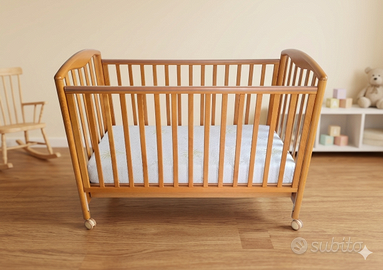 COME NUOVO 🌙 Lettino neonato, Materasso Aloe Vera