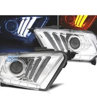 FARI FORD MUSTANG 10-14 A LED DINAMICI CROMATI