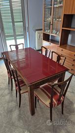 Tavolo e 6 sedie