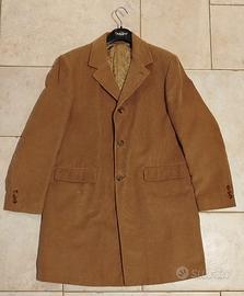 cappotto velluto color cammello