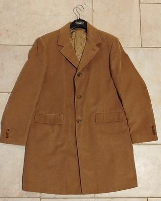 cappotto velluto color cammello