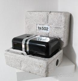 Brionvega TS502 Radio Cubo Nera arredamento Boxata