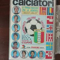 ALBUM CALCIATORI PANINI 1971 1972 COMPLETO EDICOLA