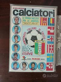ALBUM CALCIATORI PANINI 1971 1972 COMPLETO EDICOLA