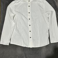 Camicia elegante SHEIN tagliaS bianca bottoni neri