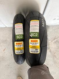 Gomme pirelli SC2 nuove 120/70 17 190/55 17
