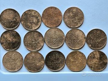 monete italiane 20 lire