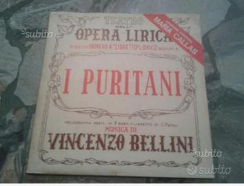 Vincenzo Bellini - I puritani. Disco in vinile