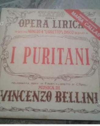 Vincenzo Bellini - I puritani. Disco in vinile