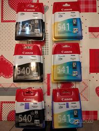 Cartucce Canon Pixma 540 541