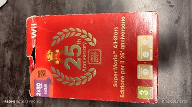 super Mario all-star 25th anniversary Nintendo wii