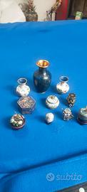 vasi cloisonne assortiti 