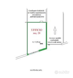 UFFICIO via MONTECARLO piano strada