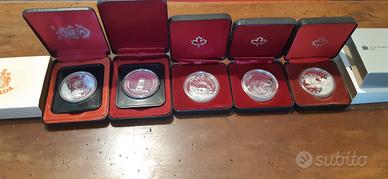 Dollari Canadesi argento